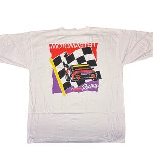 Vintage Motomaster Racing Graphic Tee - 100% Cotton | XXLG